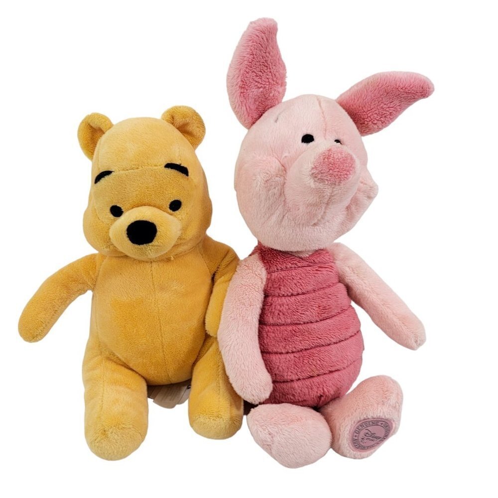 Disney Store Authentic Winnie The Pooh – Pooh & Piglet Stuff Plush Toy